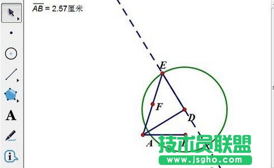 構(gòu)造線段AD、AE和DE