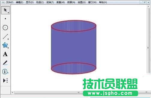 幾何畫(huà)板繪制圓柱教程