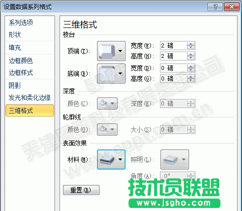 PPT柱圖模板6