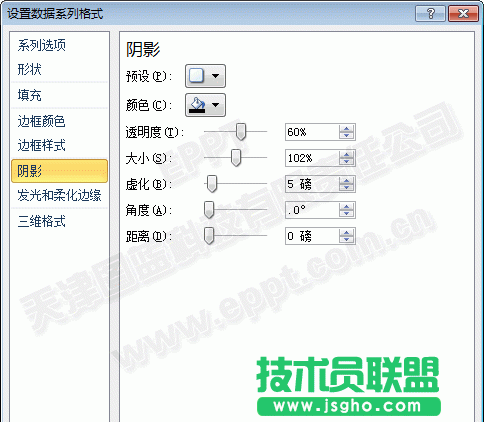 PPT柱圖模板7