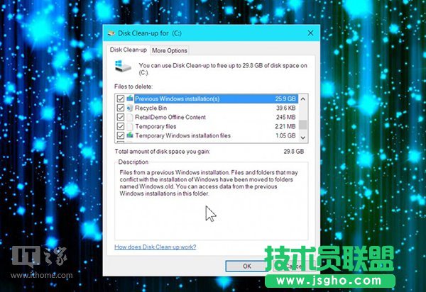 震驚：升級(jí)Win10一周年更新后C盤清理系統(tǒng)文件多達(dá)26GB