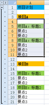 Excel數(shù)據(jù)怎么制作多級(jí)分組顯示的圖表?