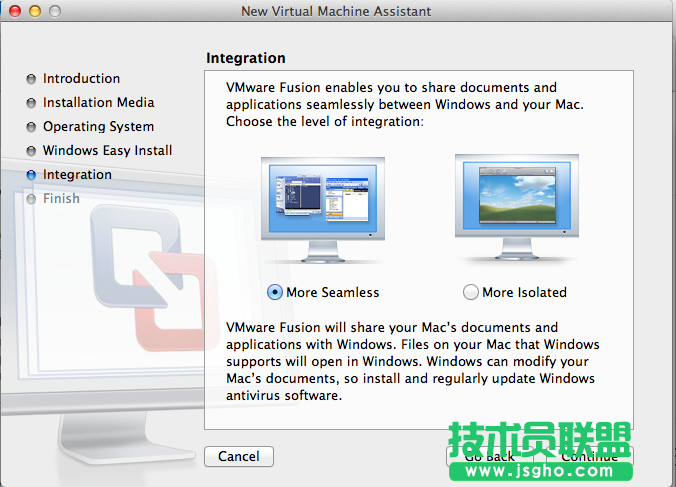 Vmware Fusion 4 安裝使用方法