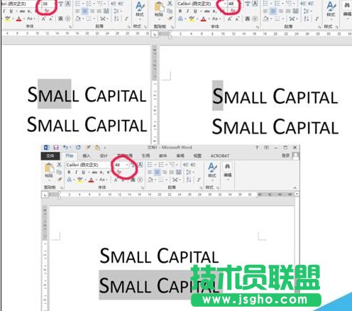 word設(shè)小型大寫字母small capitals