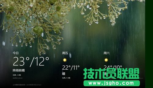 Win8開始屏幕天氣應(yīng)用技巧