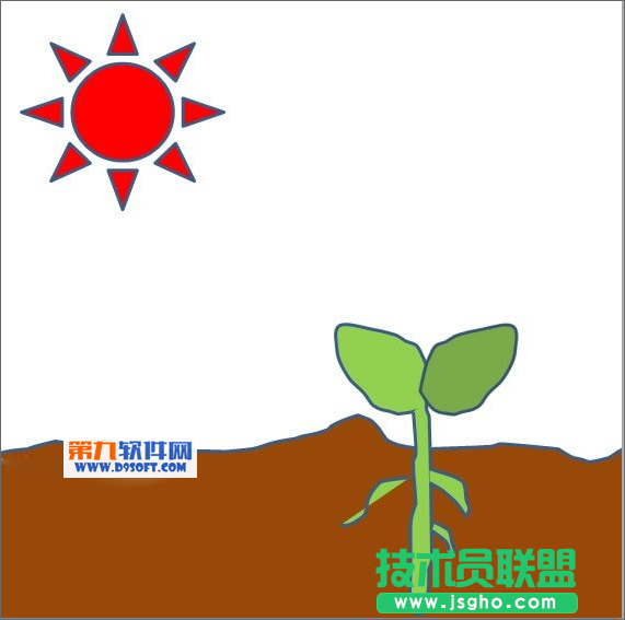 巧用PowerPoint模板制作種子發(fā)芽動畫