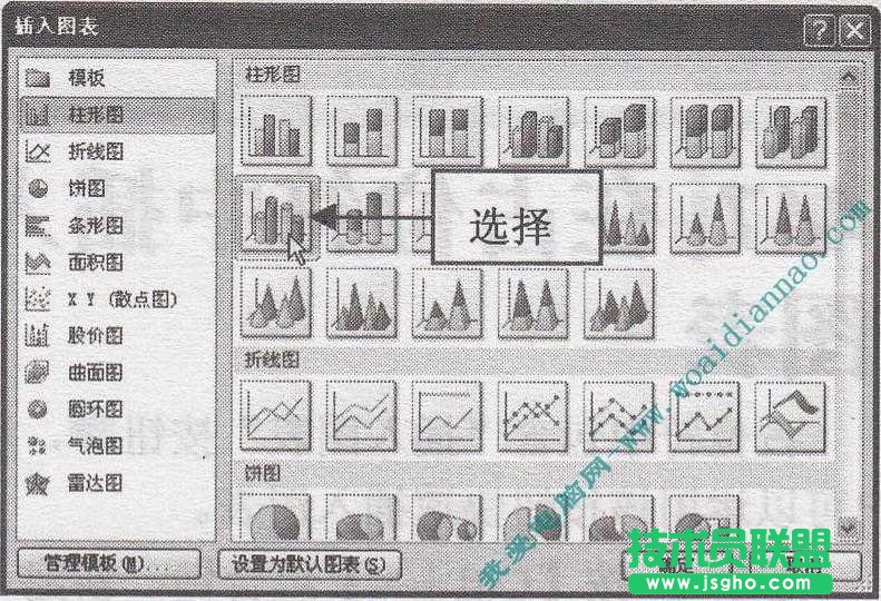 如何在占位符中插入圖表