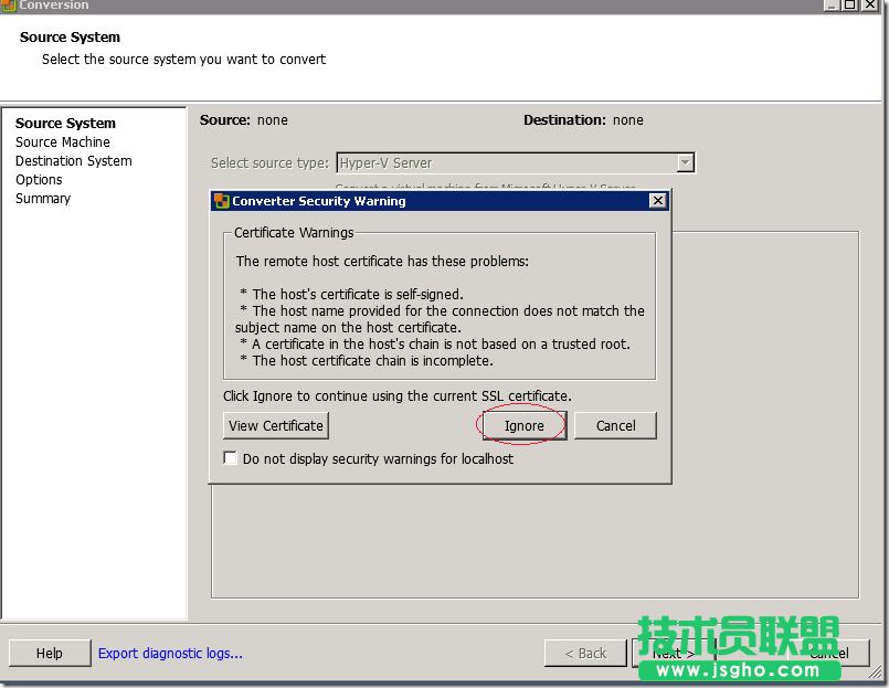 hyper-v虛擬機(jī)轉(zhuǎn)換成vmware虛擬機(jī)的方法