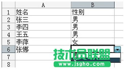 Excel表格下拉菜單制作方法演示