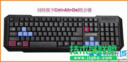 按下鍵盤上的Ctrl+Alt+Del組合鍵