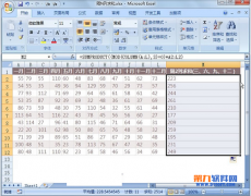 Excel教程 怎樣實現(xiàn)隔多列數(shù)據(jù)求和