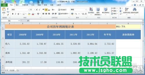 如何在Excel2010中創(chuàng)建迷你圖? 三聯(lián)