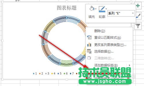 教你用Excel2013制作南丁格爾玫瑰圖