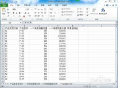 Excel2010不改變?cè)瓟?shù)據(jù)順序下怎么排序?