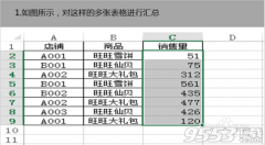 Excel表格怎么做多匯總?