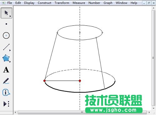 幾何畫(huà)板怎樣畫(huà)半圓？