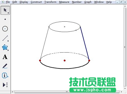 幾何畫(huà)板怎樣畫(huà)半圓？