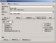Word2007查找和替換的使用大全