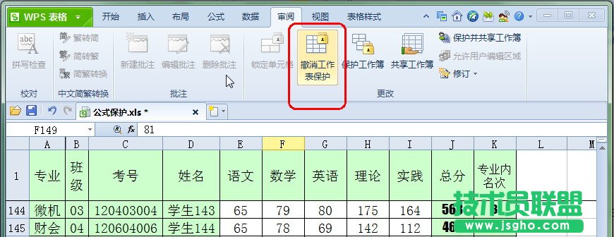 簡(jiǎn)單設(shè)置保護(hù)WPS 2012表格公式