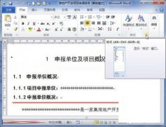 關(guān)于Word2010中樣式窗格的介紹
