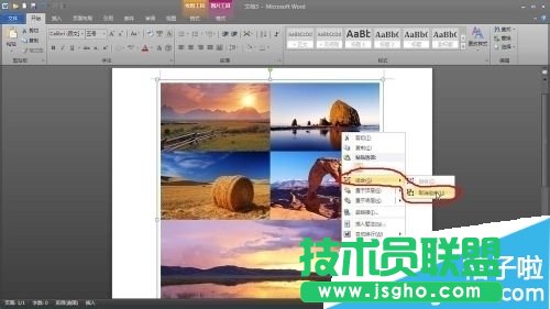 Word文檔中的圖片組合