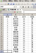 用WPS表格來分班級