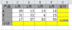 Excel表格怎樣批量輸入求和公式？