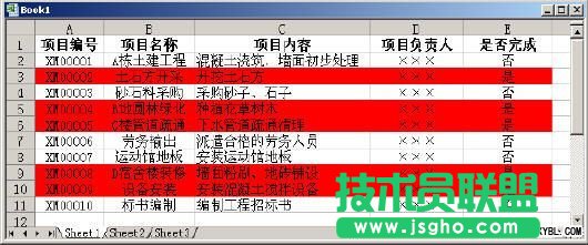 Excel條件格式自動標(biāo)識特定的記錄